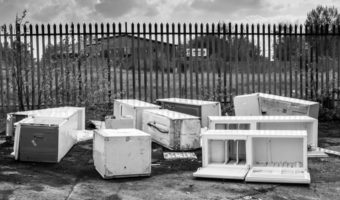 Flytipped rubbish in B&W
